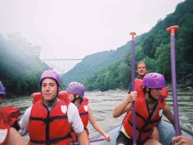 Floating down the river