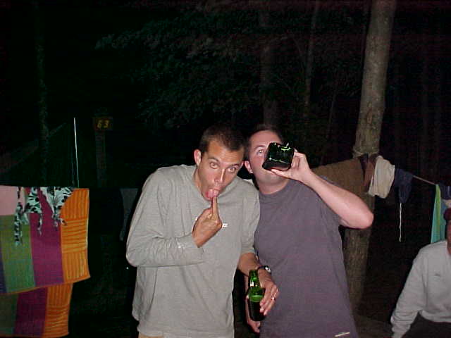 chugging a little jager