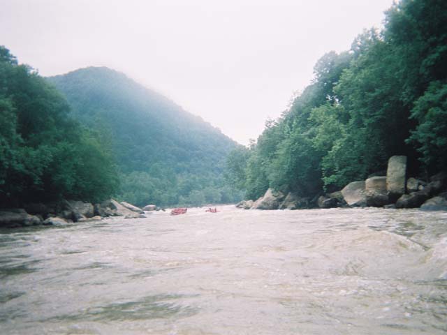 The calm part of the New River